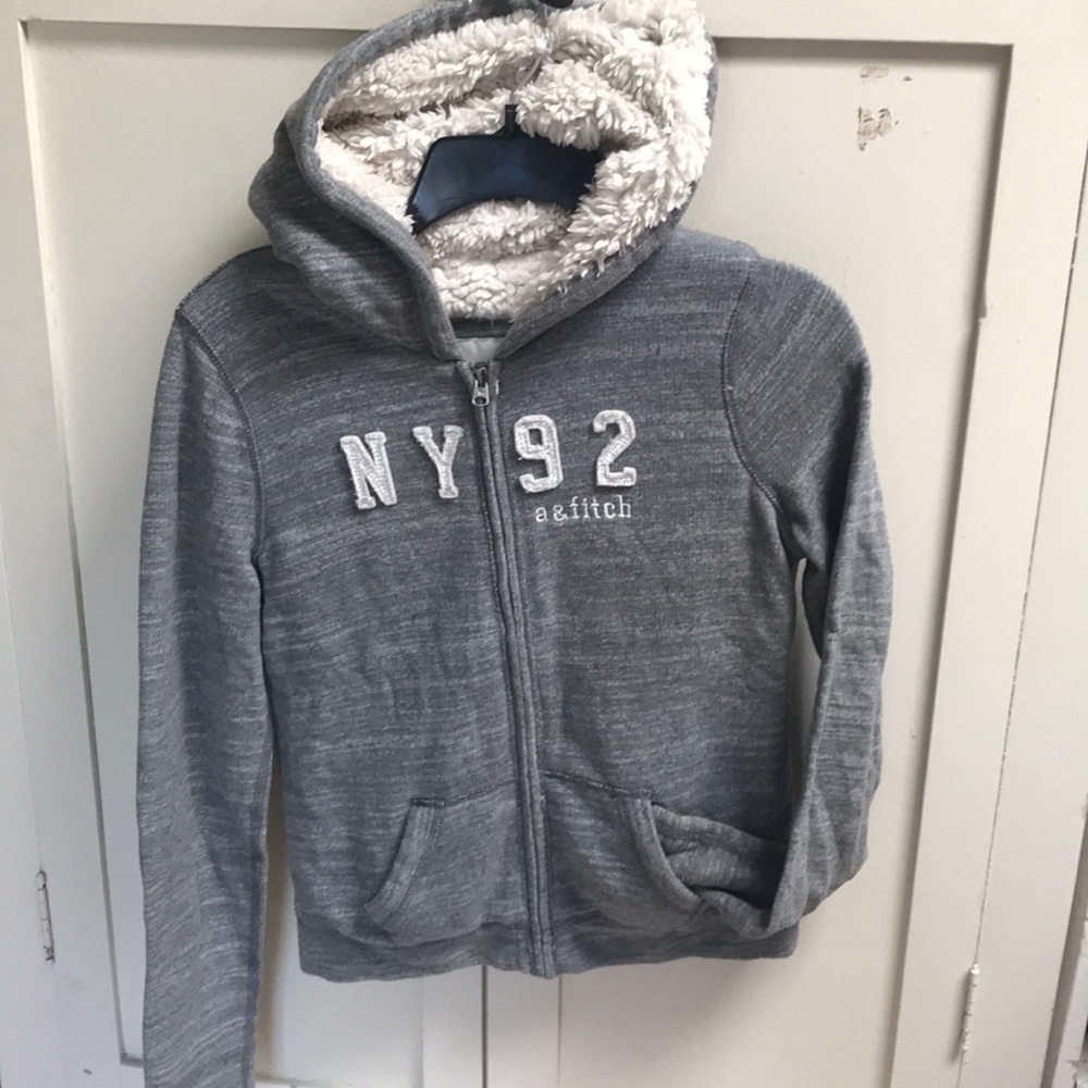 Abercrombie Kids grey hoodie